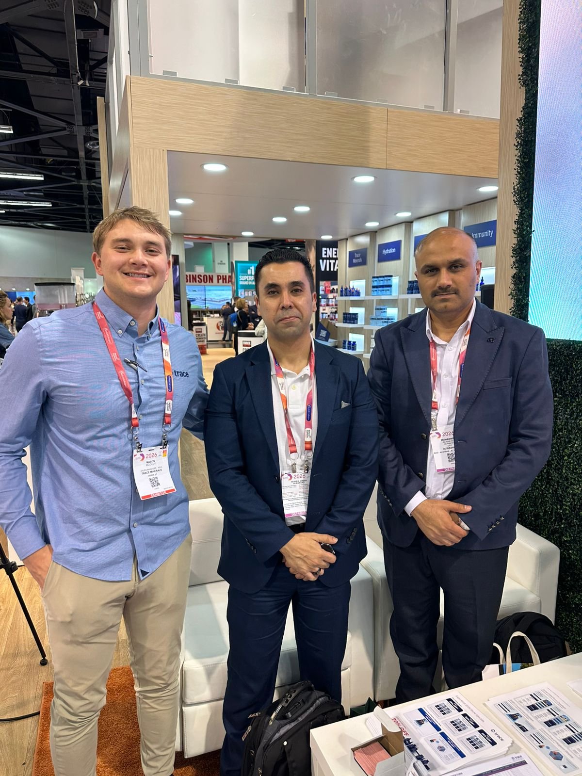 Hussein Ameen networking at Expo West 2026